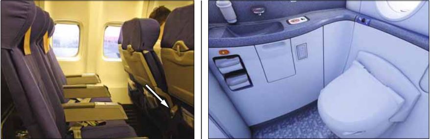 Gleitlagerbuchse in der Flugzeug-Sitzverstellung